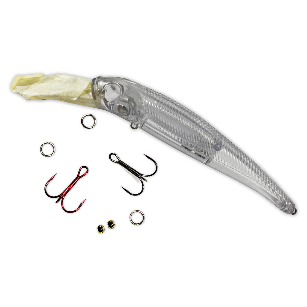 clear fishing lures Paintable Clear Baits – PhantomLures